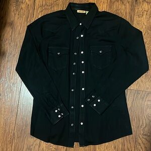 Black Wrangler Western Shirt